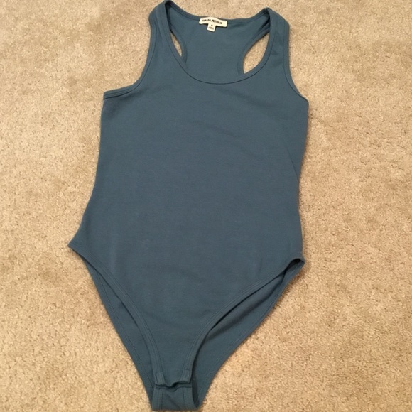 Zenana Outfitters Slate Blue Bodysuit - Picture 3 of 5